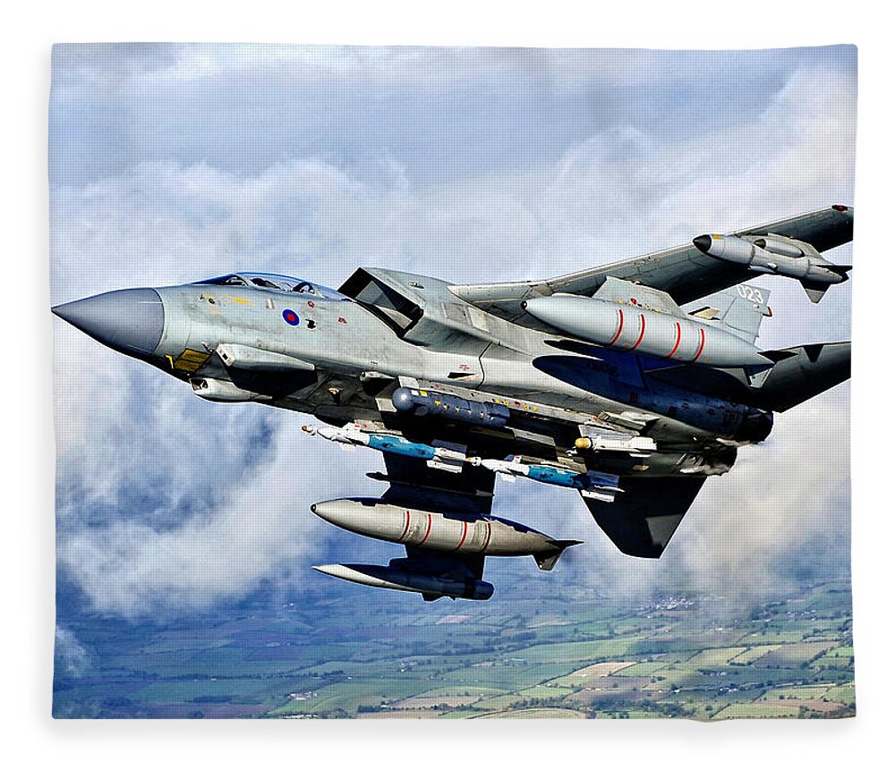 Gr4 Fleece Blanket featuring the photograph Tornado GR4 #1 by Roy Pedersen