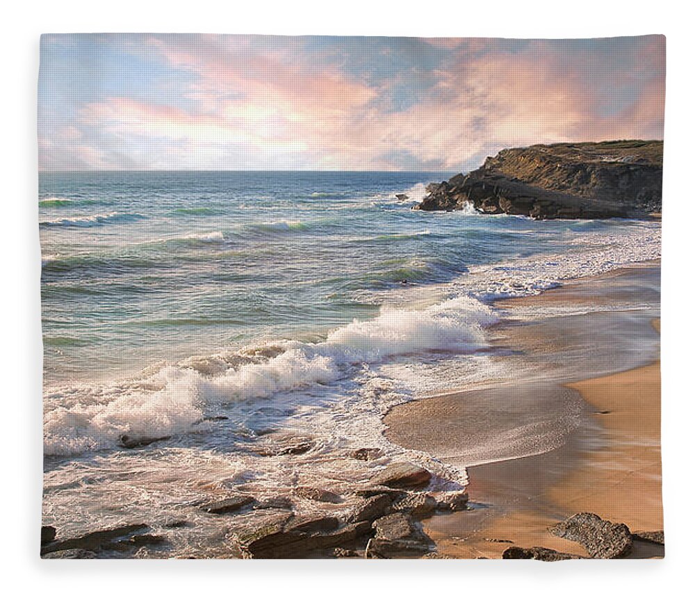 Beach Fleece Blanket featuring the photograph Beach #13 by Mariel Mcmeeking