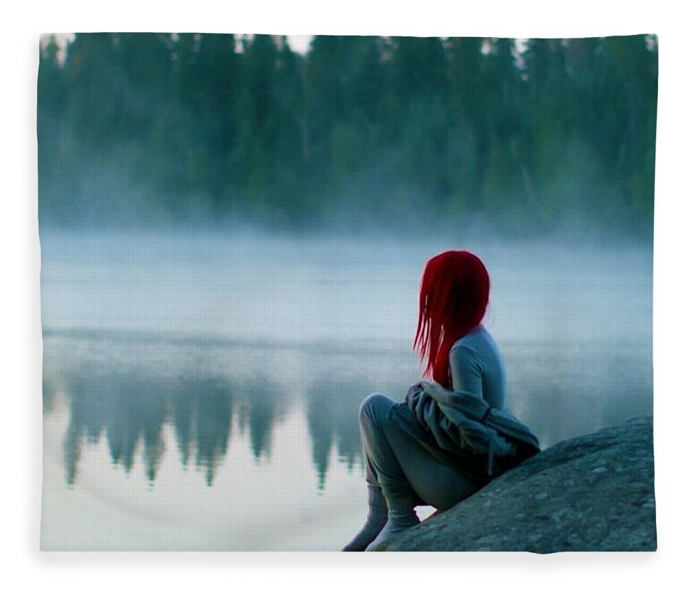 Mood Fleece Blanket featuring the photograph Mood #14 by Jackie Russo