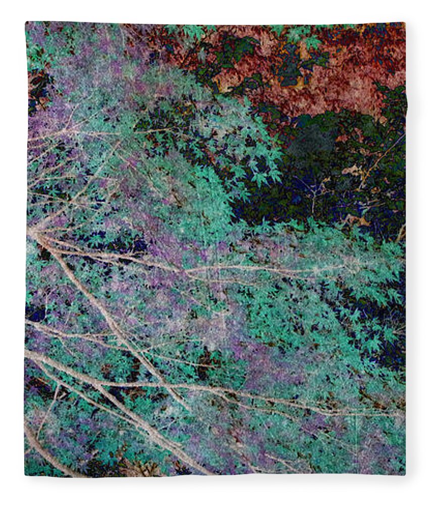 Forest Fleece Blanket featuring the photograph A Forest of Magic #2 by Eena Bo