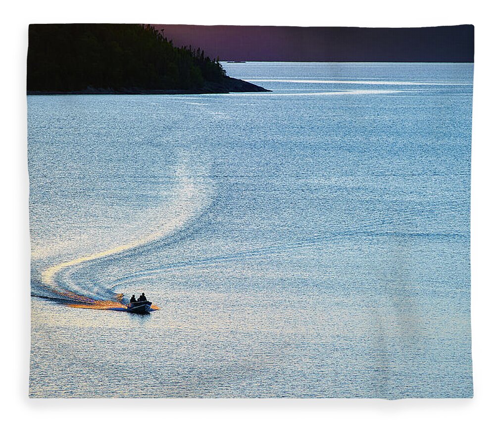 Camping Fleece Blanket featuring the photograph Homeward Bound-cooler by Doug Gibbons