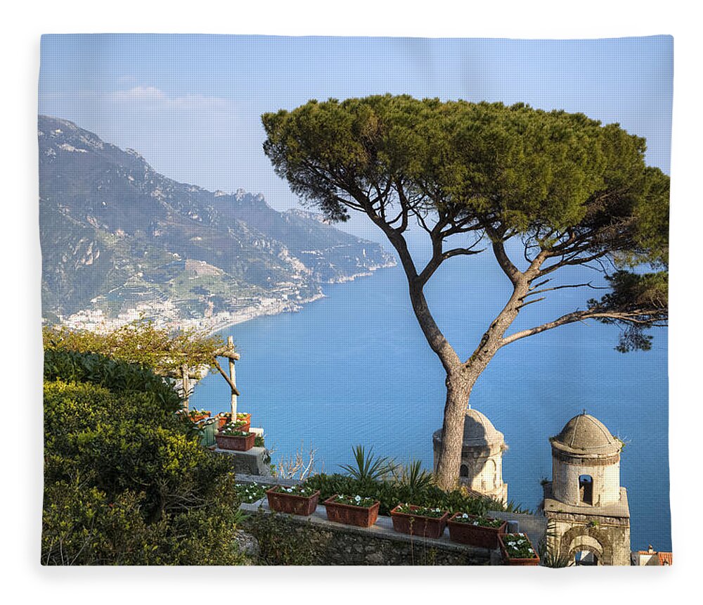 Villa Rufolo Fleece Blanket featuring the photograph Ravello - Amalfi Coast #2 by Joana Kruse