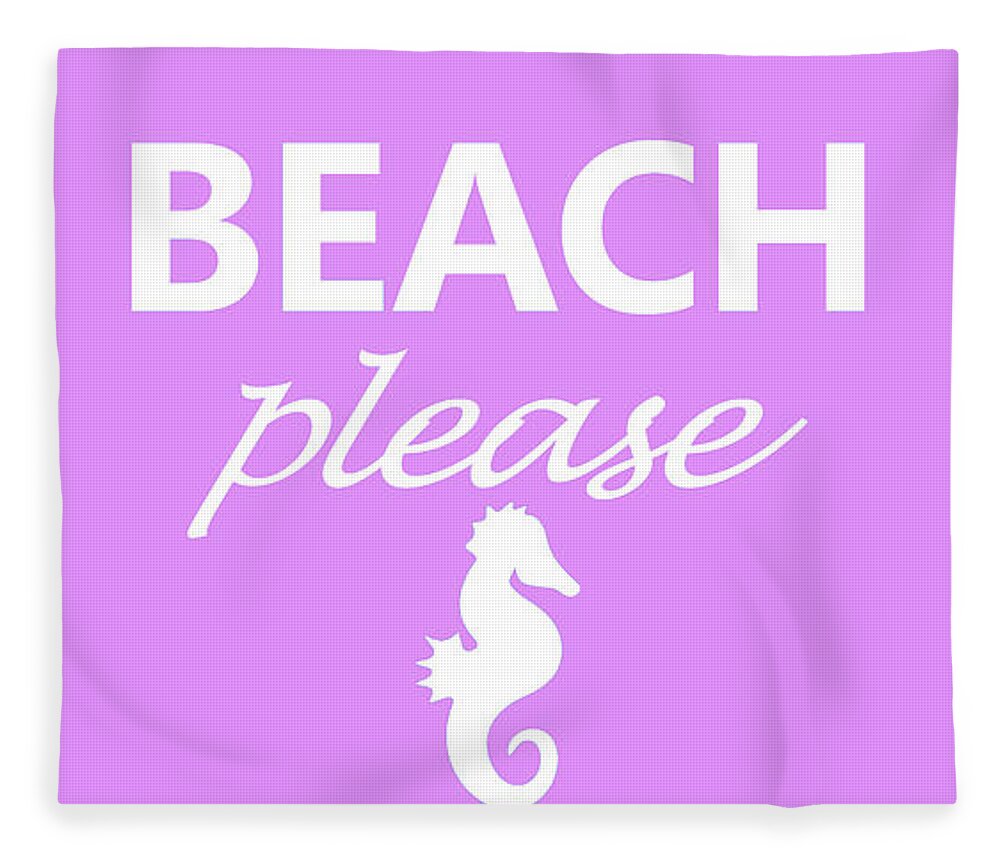 Beach Fleece Blanket featuring the photograph BEACH please #4 by Robert Banach
