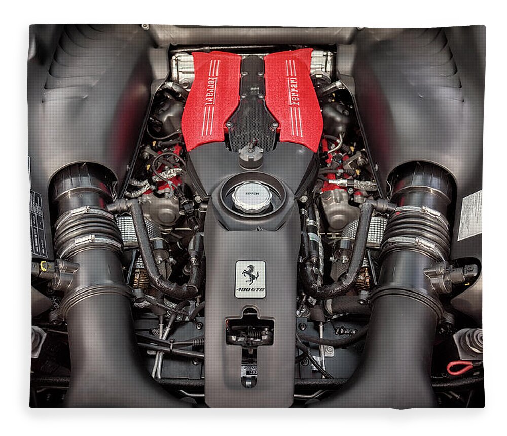 Ferrari Fleece Blanket featuring the photograph #Ferrari #488GTB #5 by ItzKirb Photography