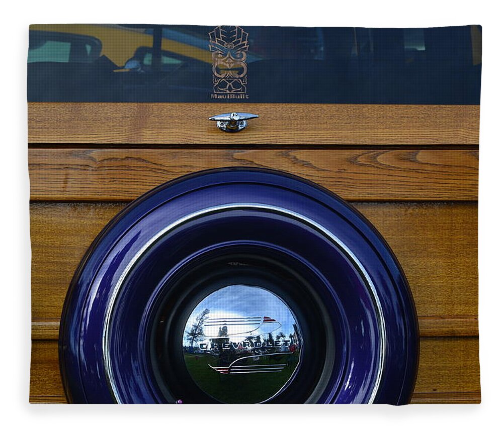  Fleece Blanket featuring the photograph Woodie by Dean Ferreira