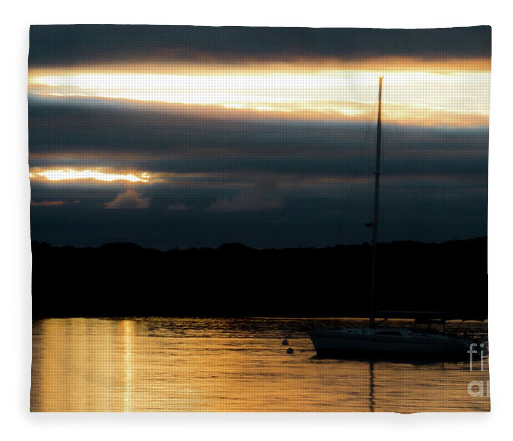 Sunrise Fleece Blanket featuring the photograph A CT sunrise by JCV Freelance Photography LLC