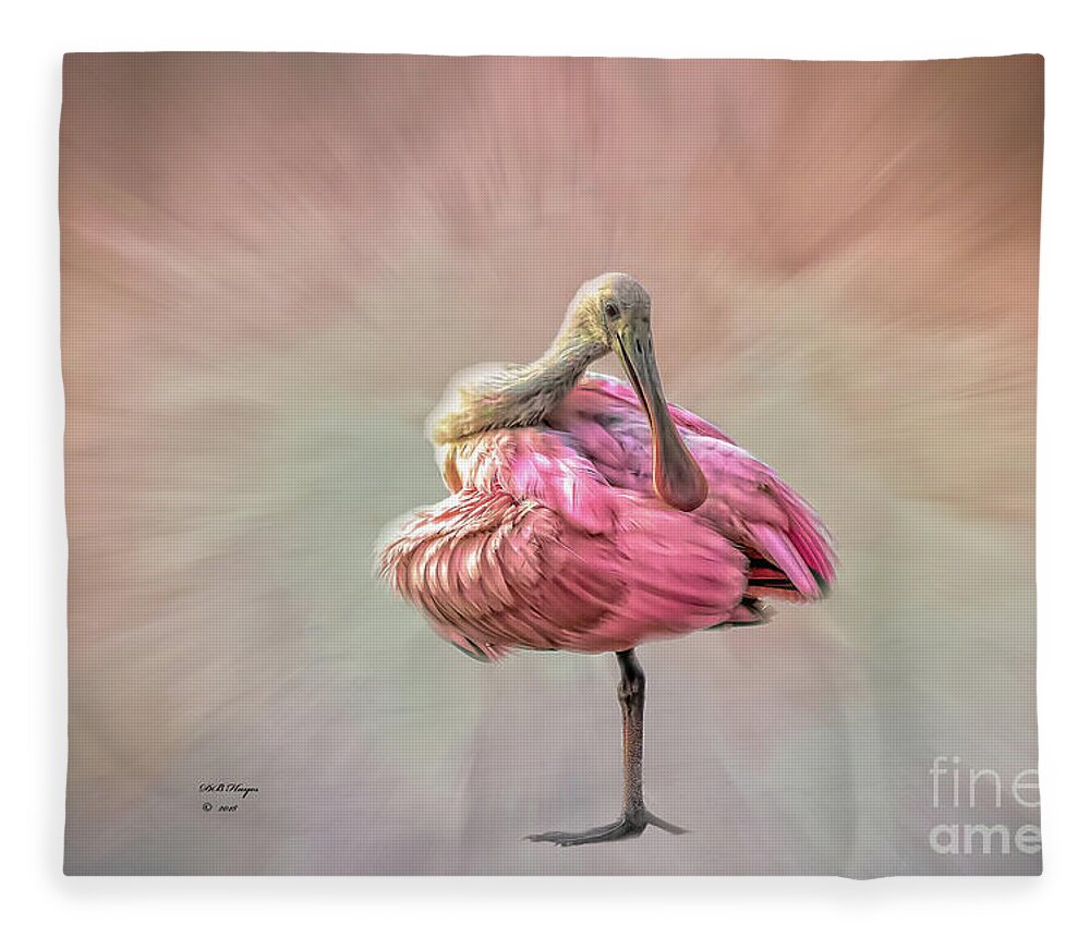 Birds Fleece Blanket featuring the photograph A Mother Nature's Masterpiece by DB Hayes