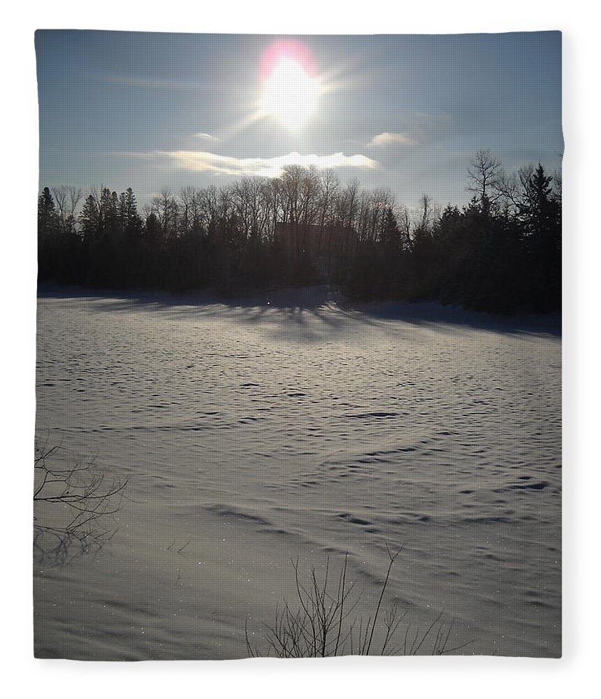 Sunrise Fleece Blanket featuring the photograph A Star is Born Sunrise by Kent Lorentzen