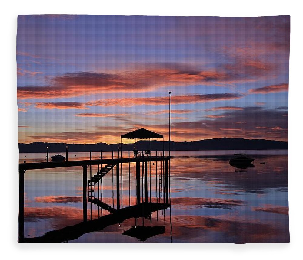 Landscape Fleece Blanket featuring the photograph A Sunrise To Wake The Dead by Sean Sarsfield
