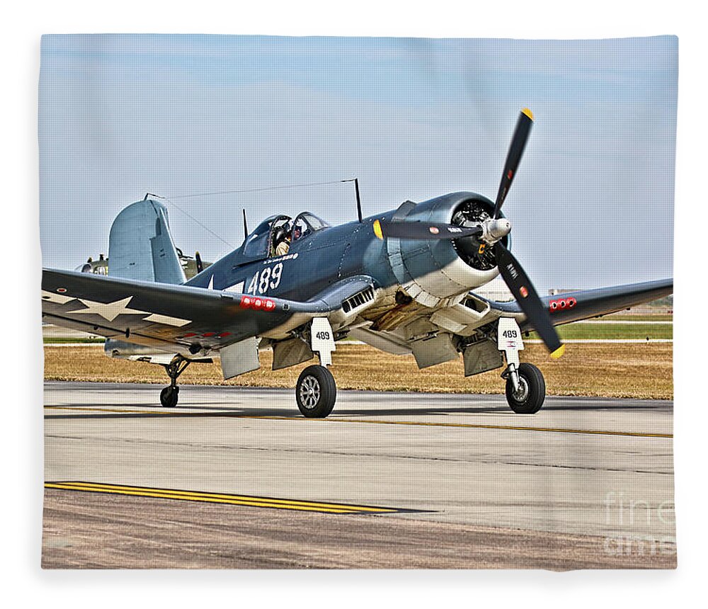 Aircraft Fleece Blanket featuring the photograph Ac 10 by Tom Griffithe