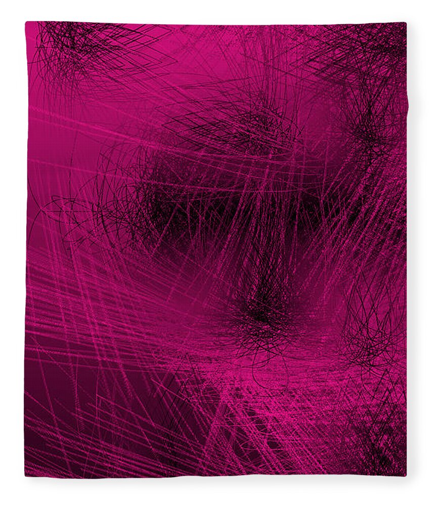 Rithmart Abstract Lines Organic Random Computer Digital Shapes Abstract Acanvas Algorithm Art Below Colors Designed Digital Display Drawn Images Number One Organic Recursive Reflection Series Shadowy Shapes Small Streaming Using Watery Fleece Blanket featuring the digital art Ac-2-7 by Gareth Lewis