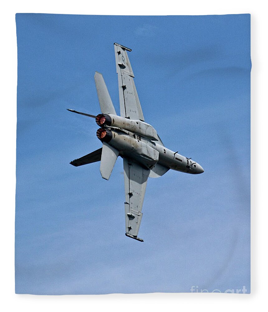 Aircraft Fleece Blanket featuring the photograph Ac14 by Tom Griffithe