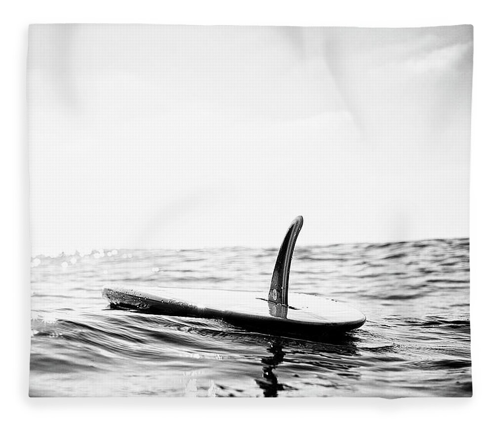 Surfing Fleece Blanket featuring the photograph Afloat by Nik West