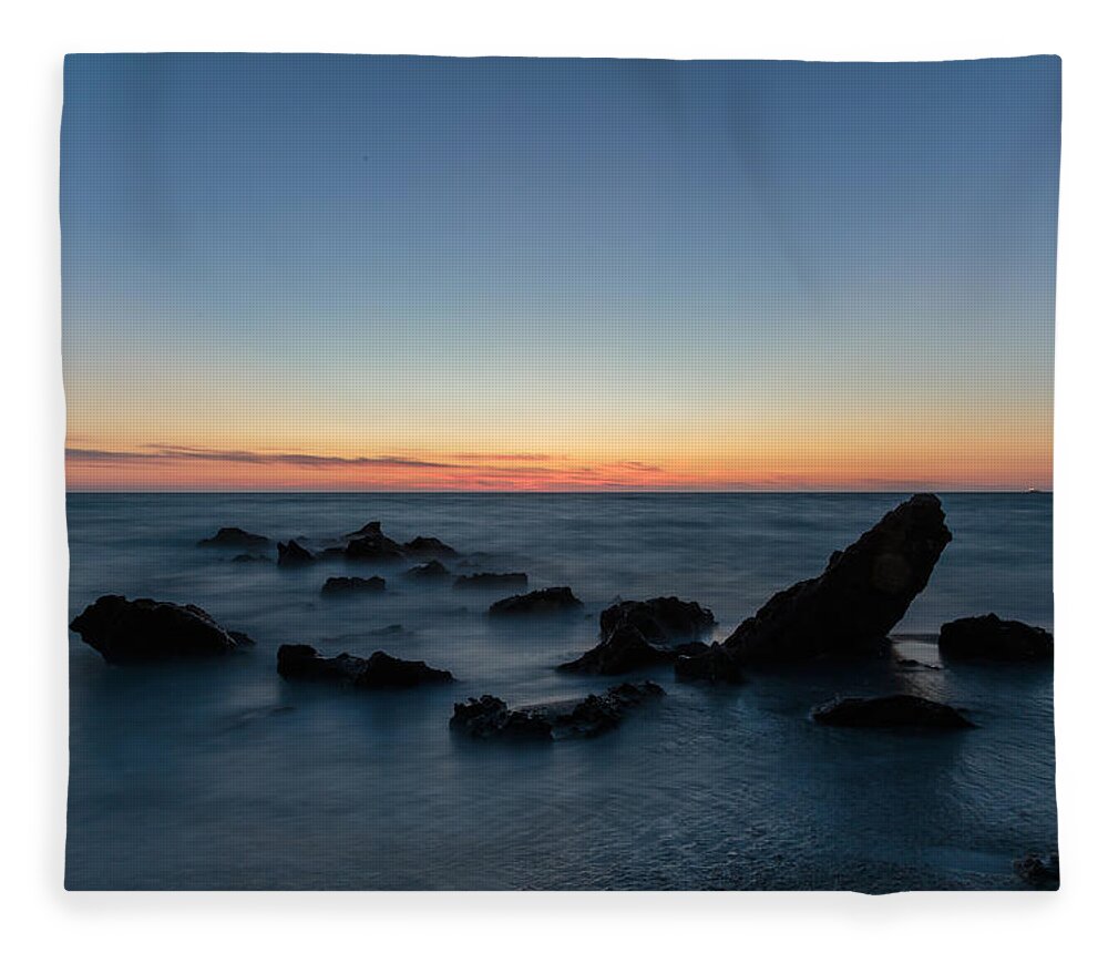 Florida Fleece Blanket featuring the photograph After Sunset by Paul Schultz
