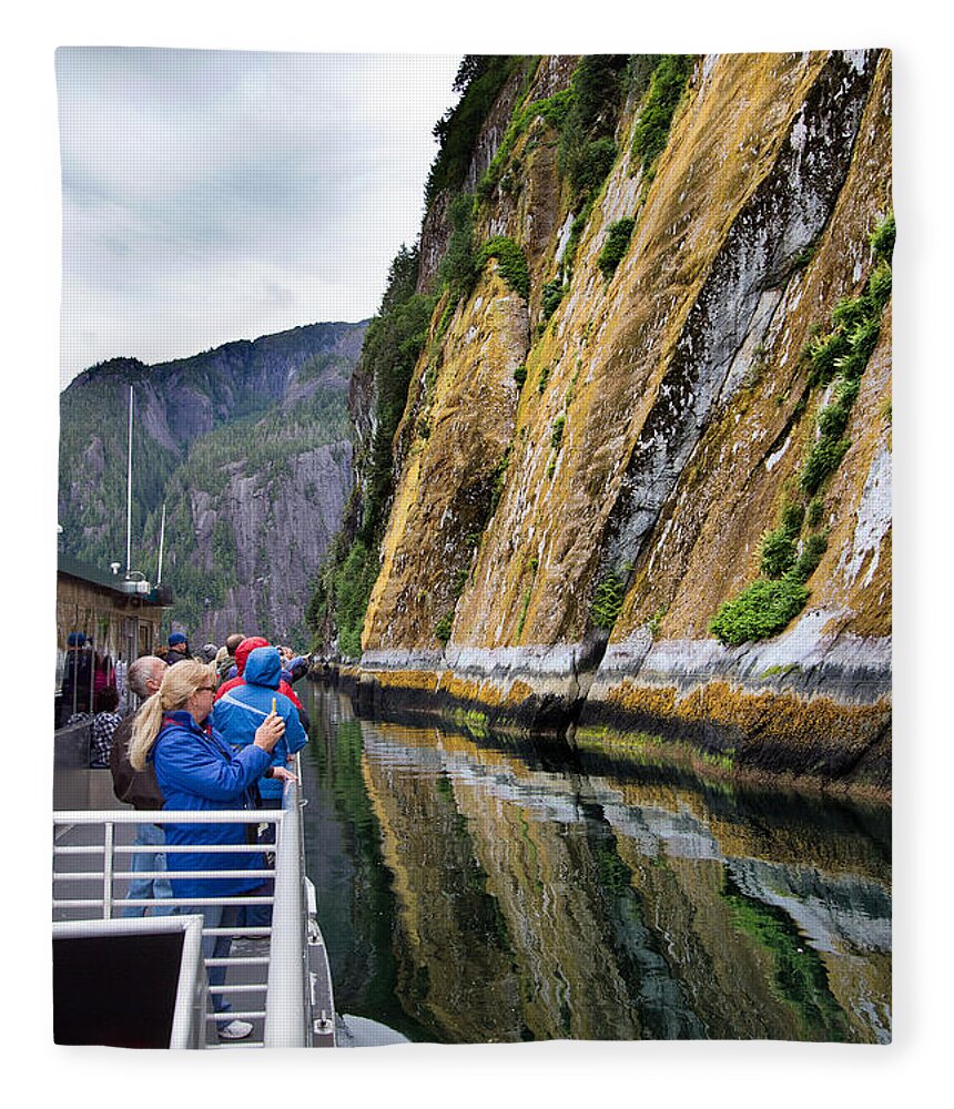 Alaska Fleece Blanket featuring the photograph Alaskan Fjords by Farol Tomson