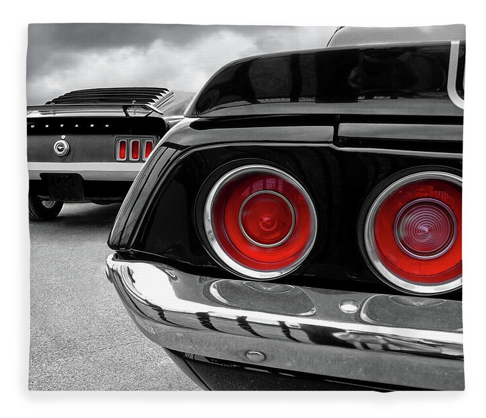 American Muscle Fleece Blanket featuring the photograph American Muscle by Gill Billington