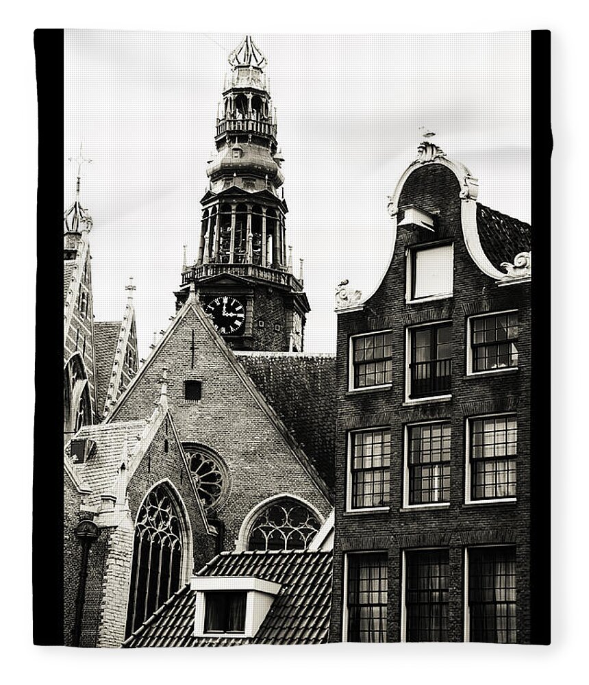 Jenny Rainbow Fine Art Photography Fleece Blanket featuring the photograph Amsterdam Posters. Old Amsterdam by Jenny Rainbow