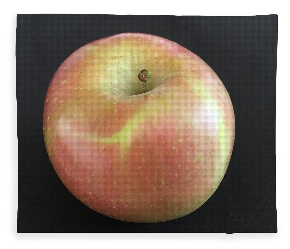 Apple Fleece Blanket featuring the photograph Apple by Roger Cummiskey