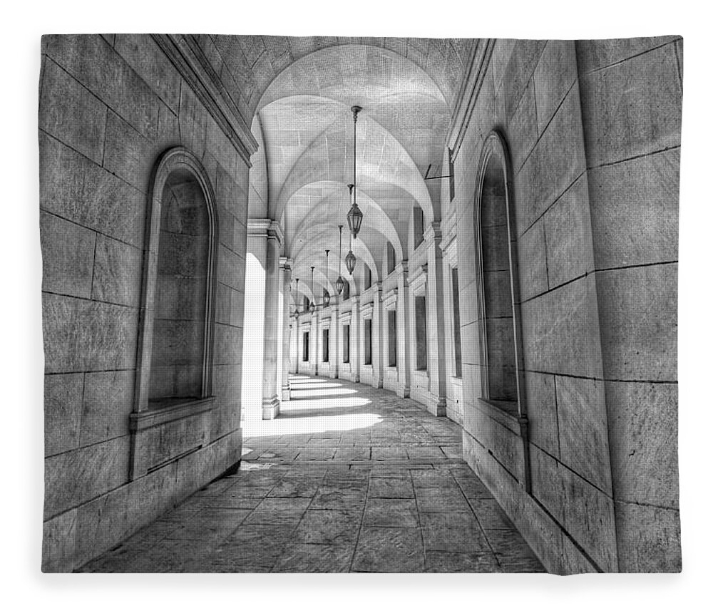 Arches Fleece Blanket featuring the photograph Arched by Jackson Pearson