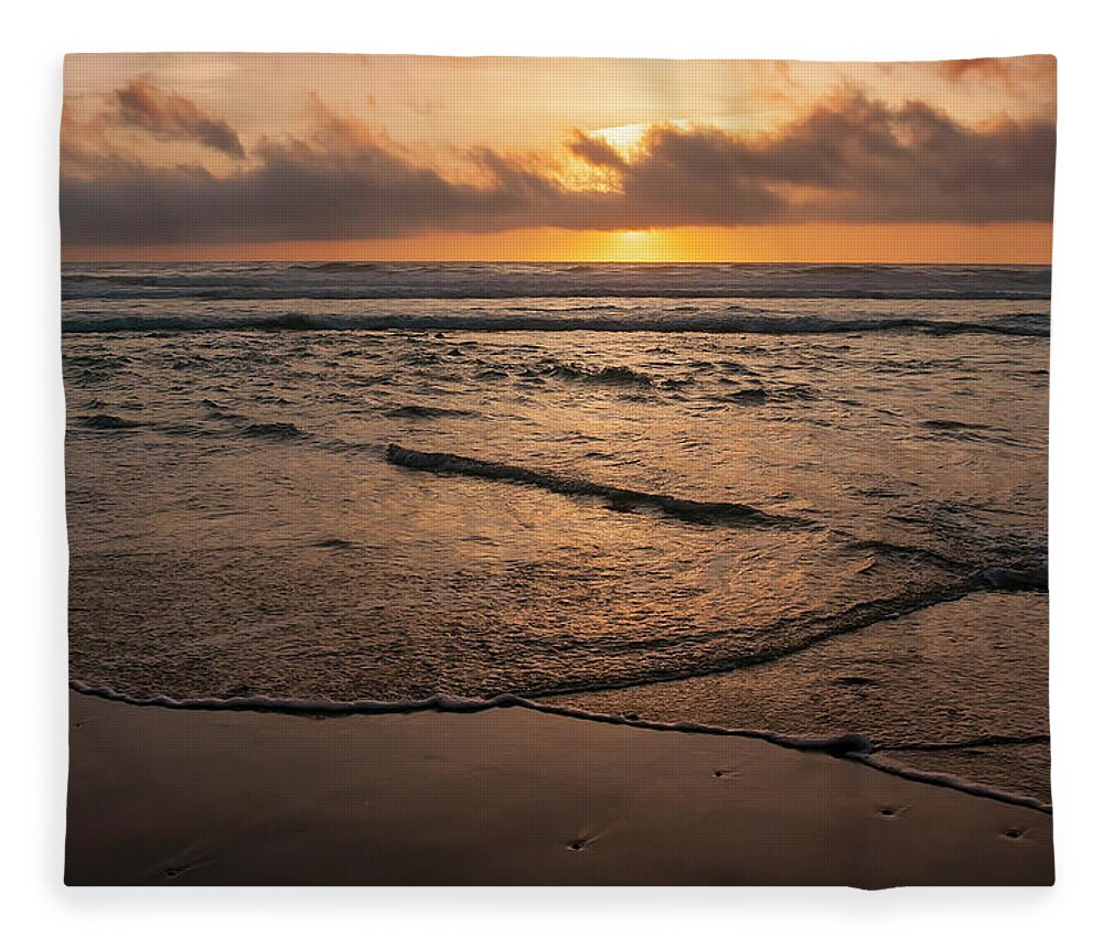  Mark Miller Photos Fleece Blanket featuring the photograph Artistic Sunset by Mark Miller