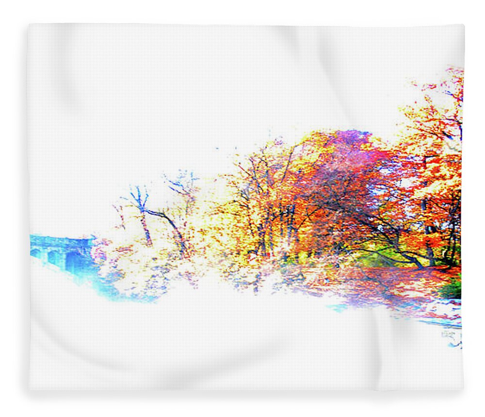 Autumn Fleece Blanket featuring the photograph Autumn Colors by Hannes Cmarits