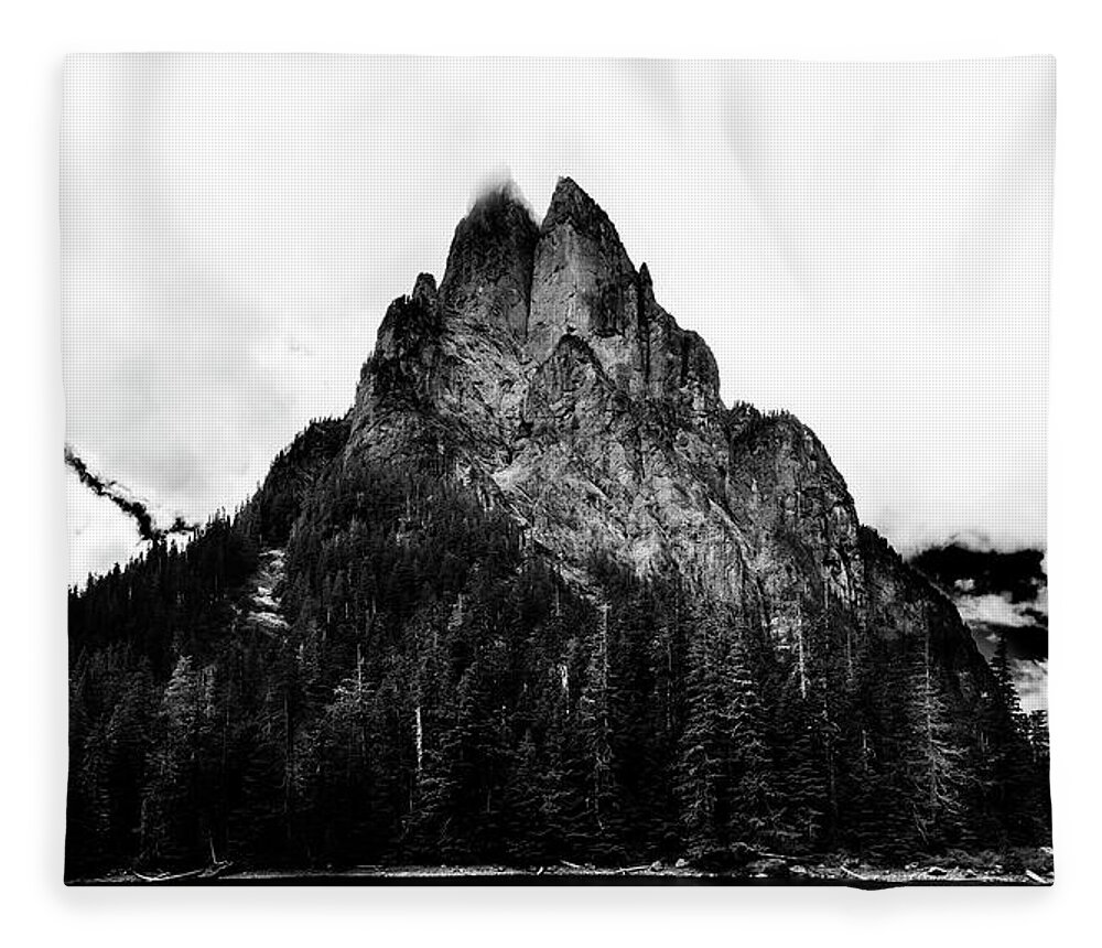 Epic Fleece Blanket featuring the photograph Baring Mountain by Pelo Blanco Photo