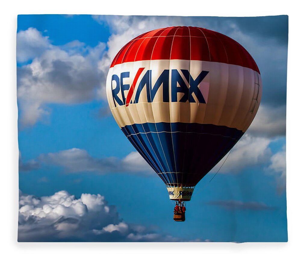  Fleece Blanket featuring the photograph Big Max RE MAX by Bob Orsillo