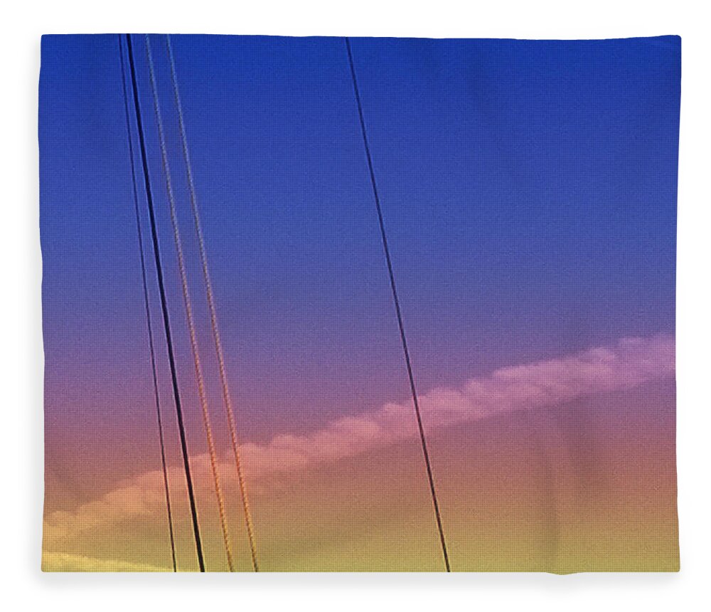 Picture Fleece Blanket featuring the photograph Big Zee by Serge Averbukh
