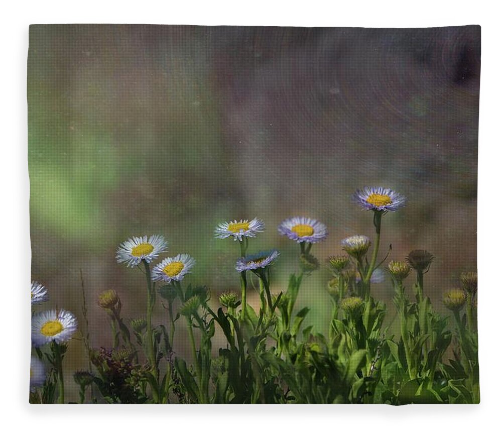 Flowers Fleece Blanket featuring the photograph Blowing in the breeze by Patricia Dennis
