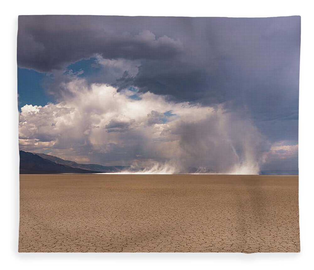 Alvord Desert Fleece Blanket featuring the photograph Blown Away by Steven Clark