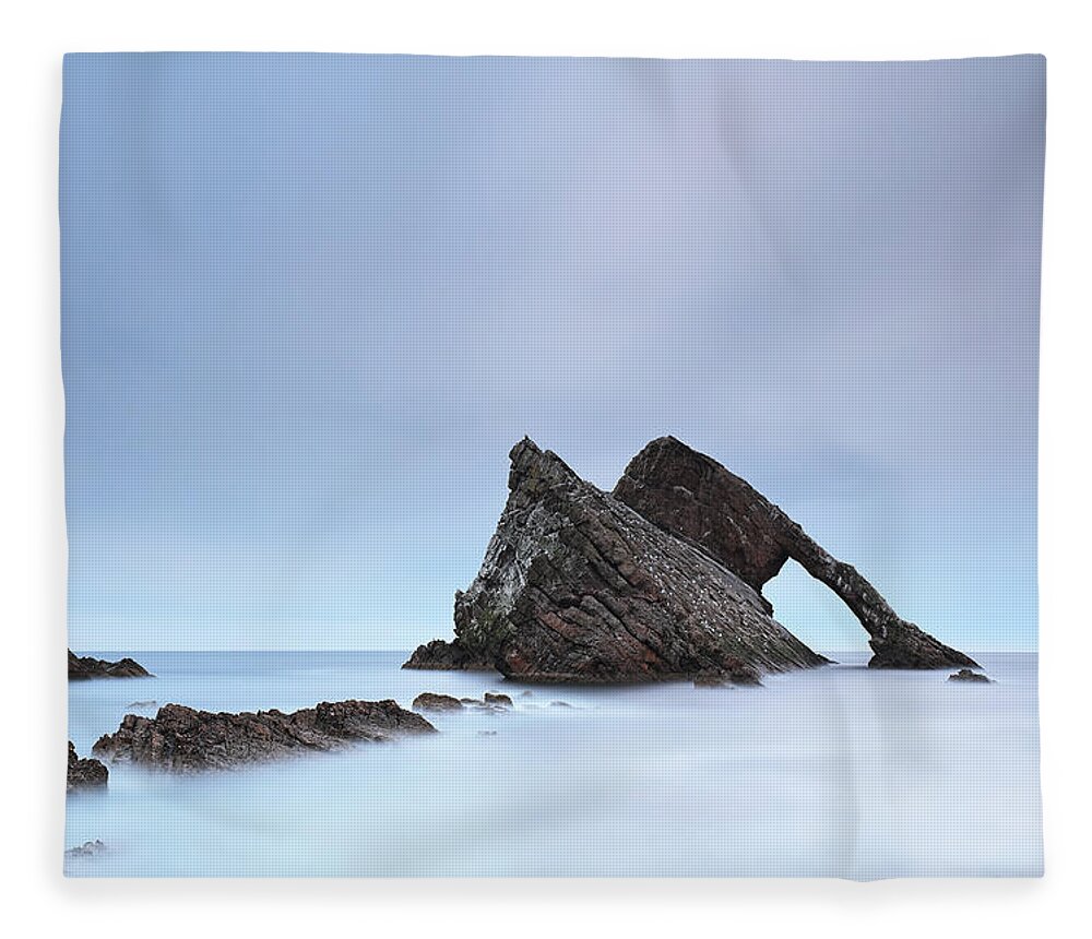 Rock Fleece Blanket featuring the photograph Blue Fiddle by Grant Glendinning
