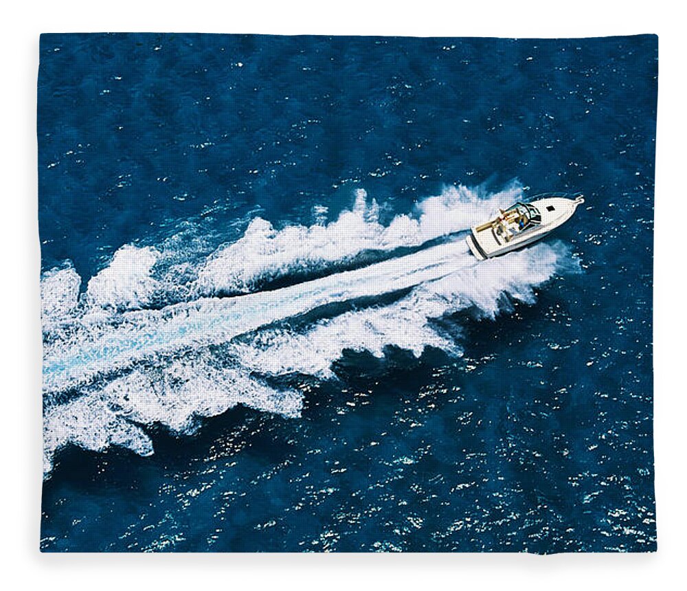 Boat Fleece Blanket featuring the photograph Boat by Jackie Russo