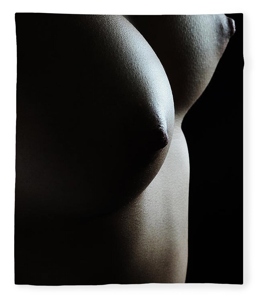 Artistic Photographs Fleece Blanket featuring the photograph Bosom by Robert WK Clark