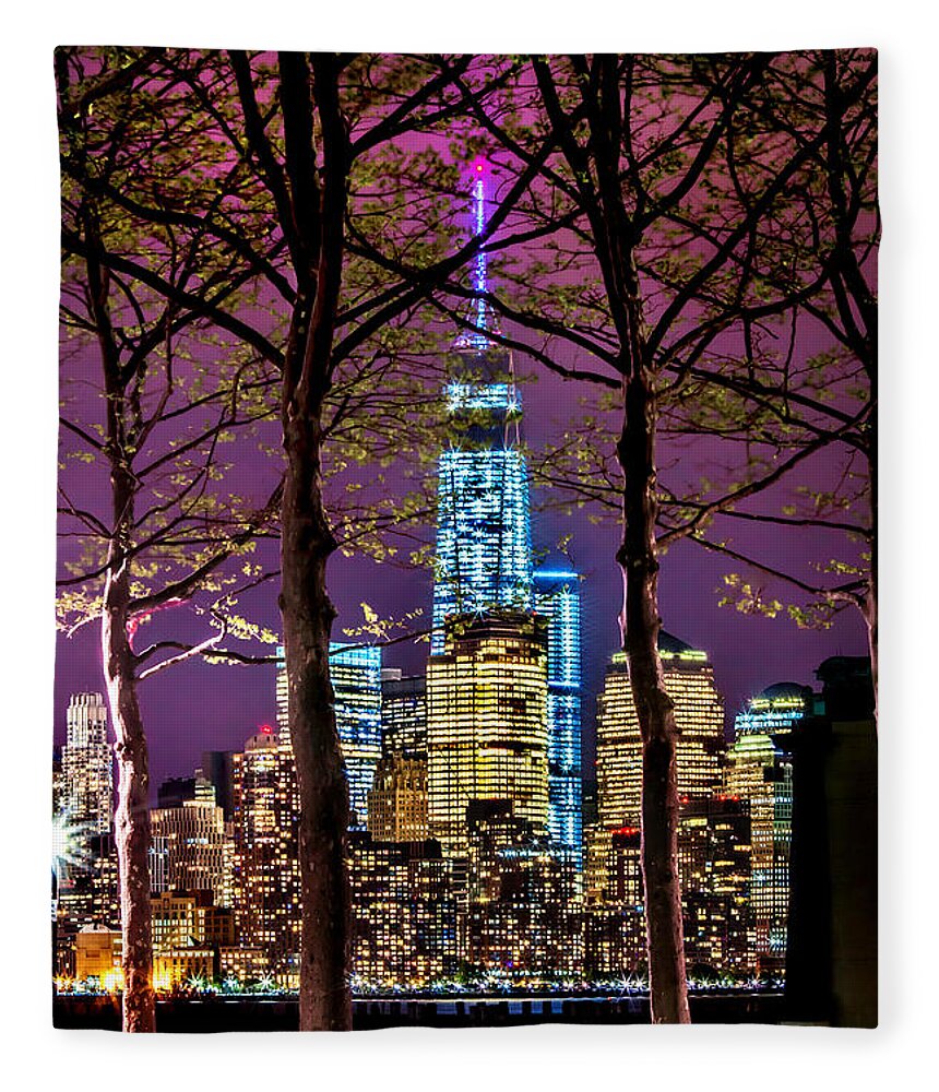 World Trade Center Fleece Blanket featuring the photograph Bright Future by Az Jackson