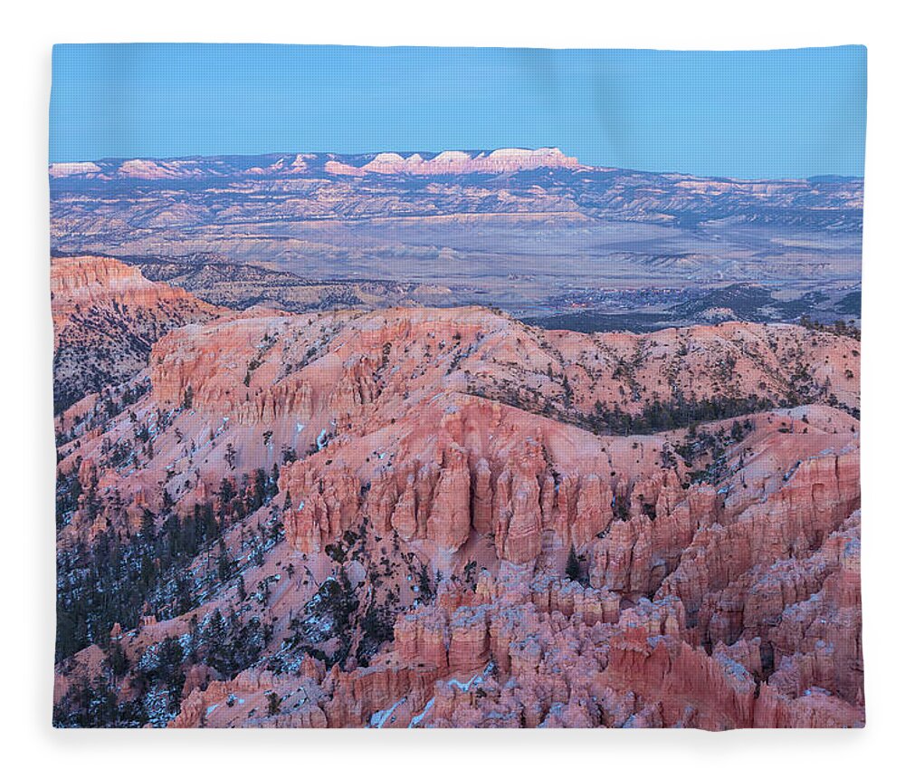Bryce Canyon National Park Fleece Blanket featuring the photograph Bryce At Dusk by Jonathan Nguyen