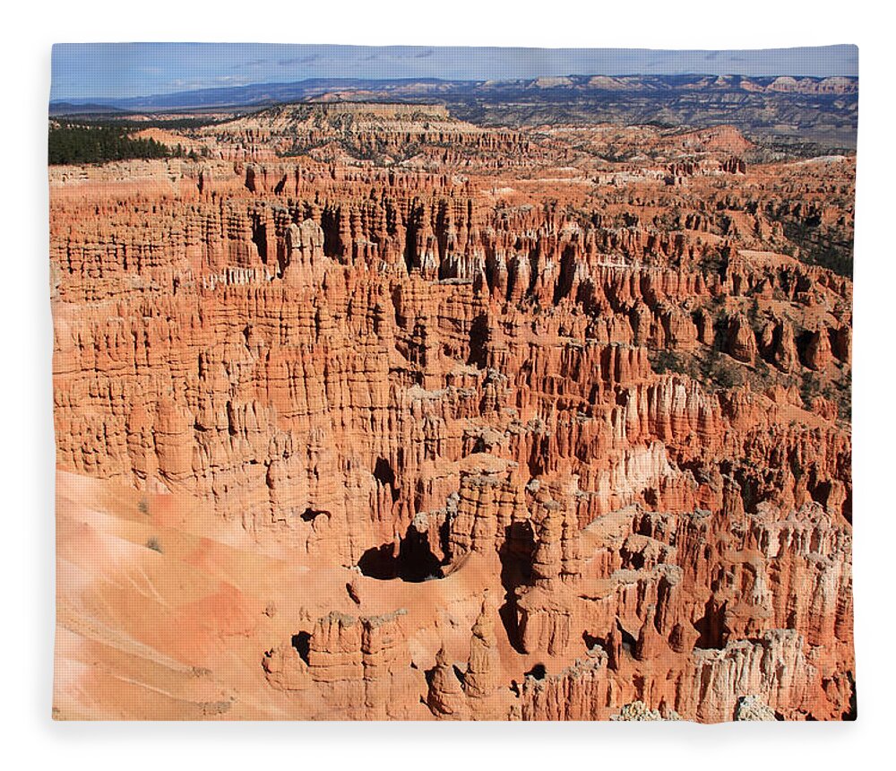 Utah Fleece Blanket featuring the photograph Bryce Canyon Hoodoos, Utah, United States by Aidan Moran