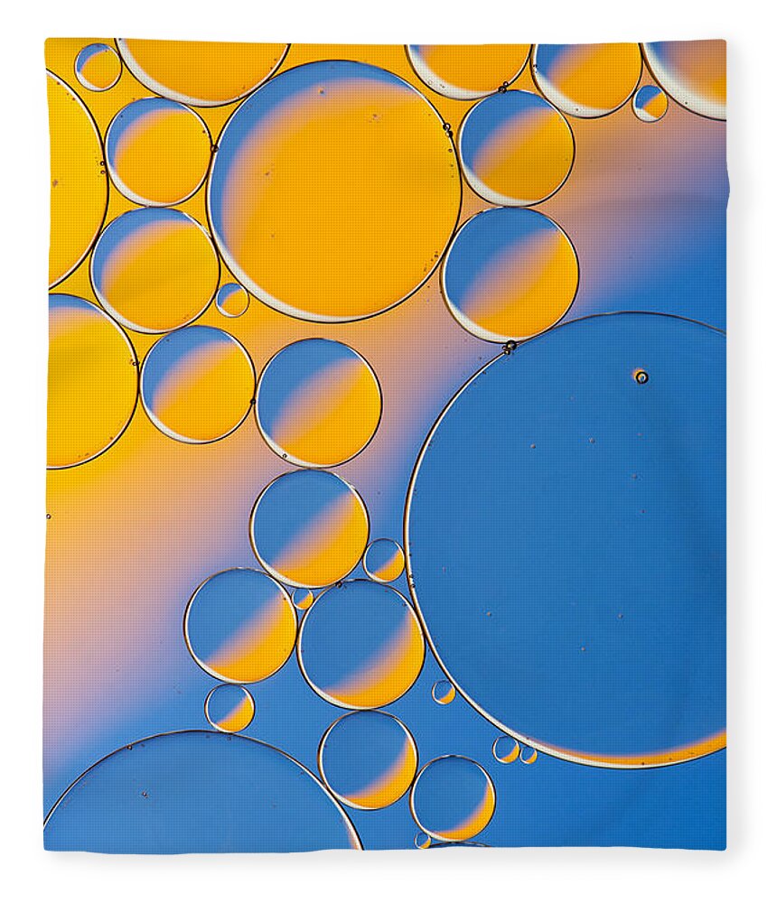 Water Fleece Blanket featuring the photograph Bubbletastic by Tim Gainey