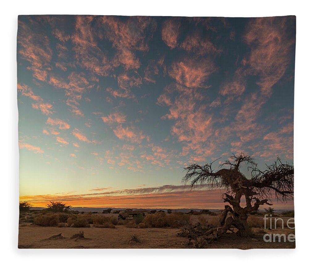 Sunset Fleece Blanket featuring the photograph Bye bye to sunset by Arik Baltinester