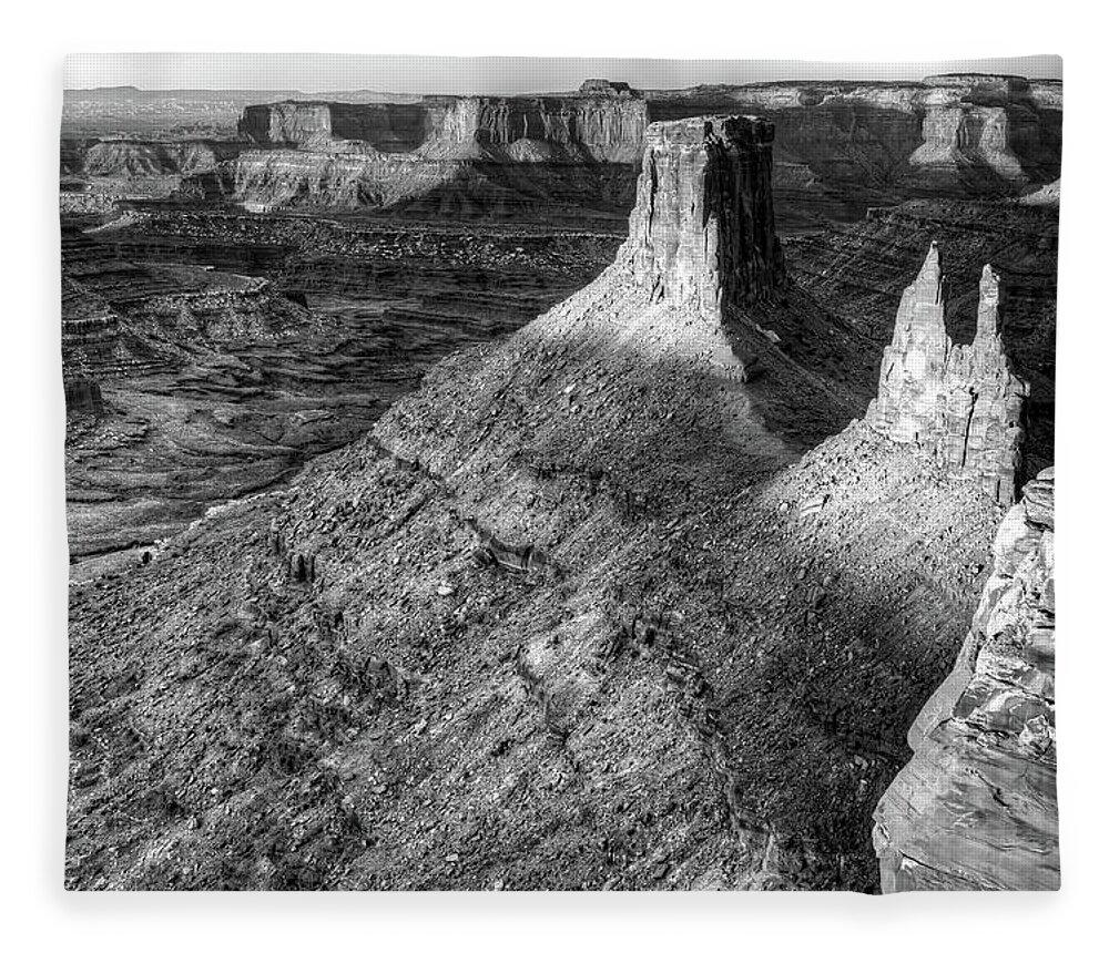 Canyonlands National Park Fleece Blanket featuring the photograph Canyon View by Judi Kubes