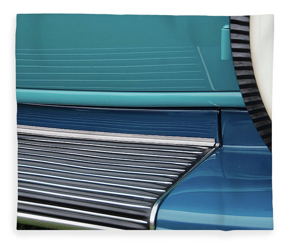 Automobiles Fleece Blanket featuring the photograph Car Art Running Board by John Schneider