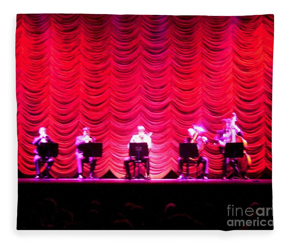 Classical Fleece Blanket featuring the photograph Classical Quintet by Sherry Oliver