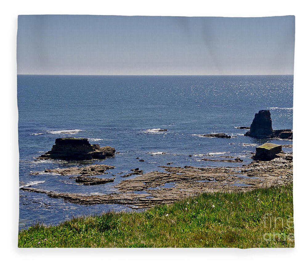 Coast Fleece Blanket featuring the photograph Coast. Seascape 2. by Elena Perelman