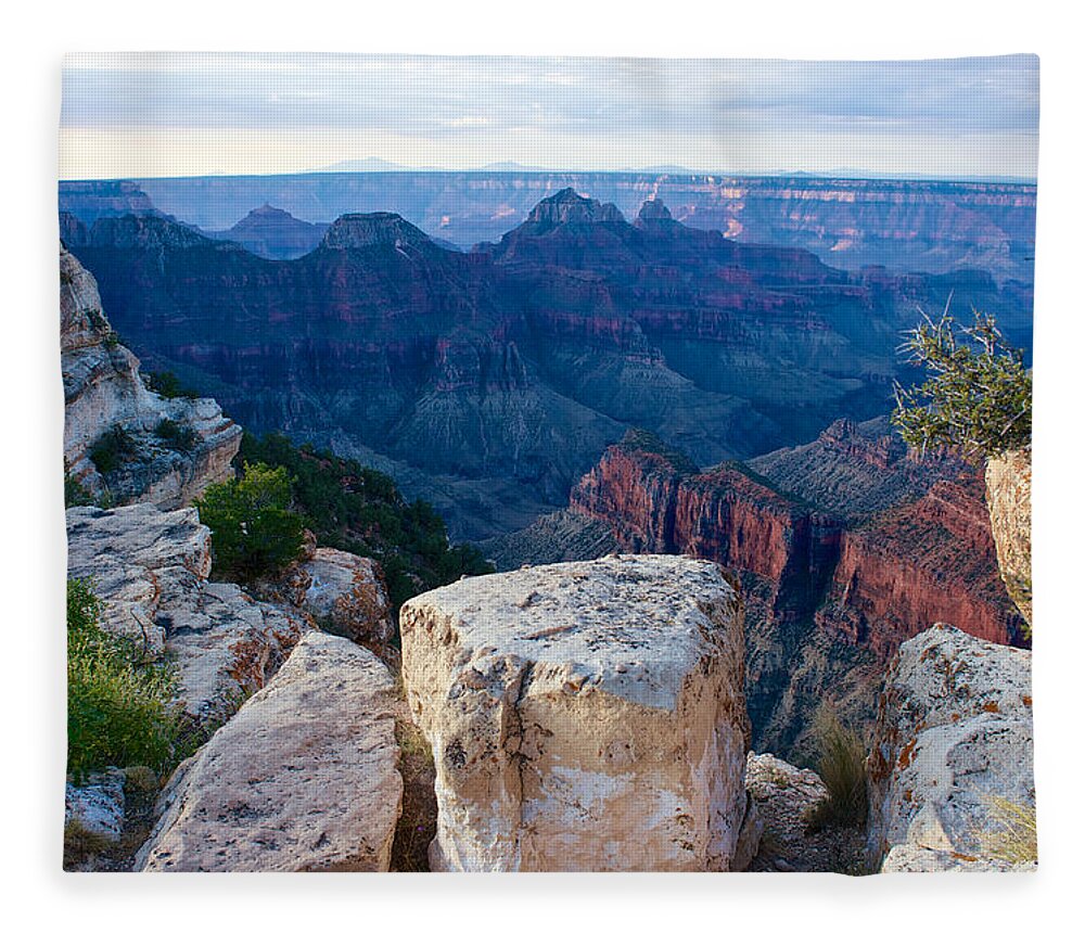 Photograph Fleece Blanket featuring the photograph Colorful Canyon by Richard Gehlbach