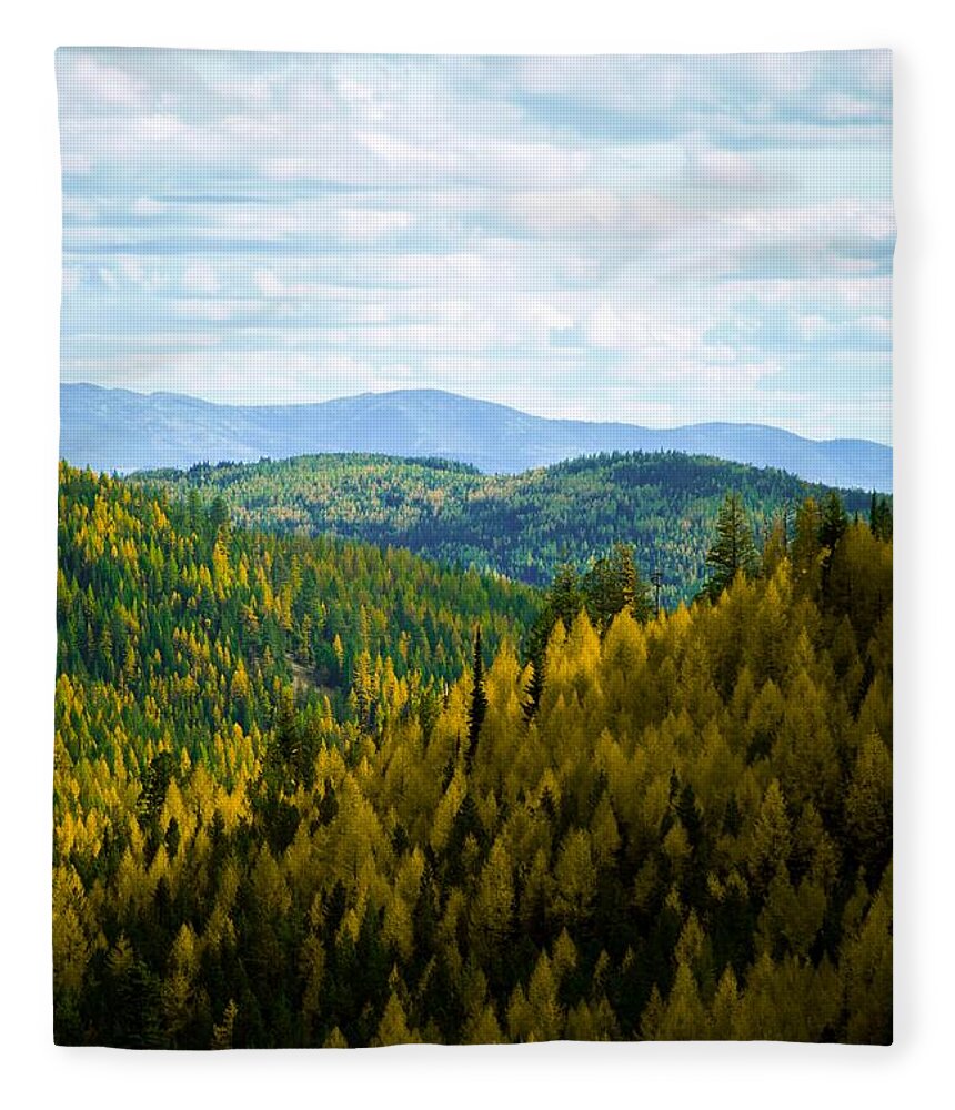 Sherman Pass Fleece Blanket featuring the photograph Colors of Sherman's Pass by Troy Stapek