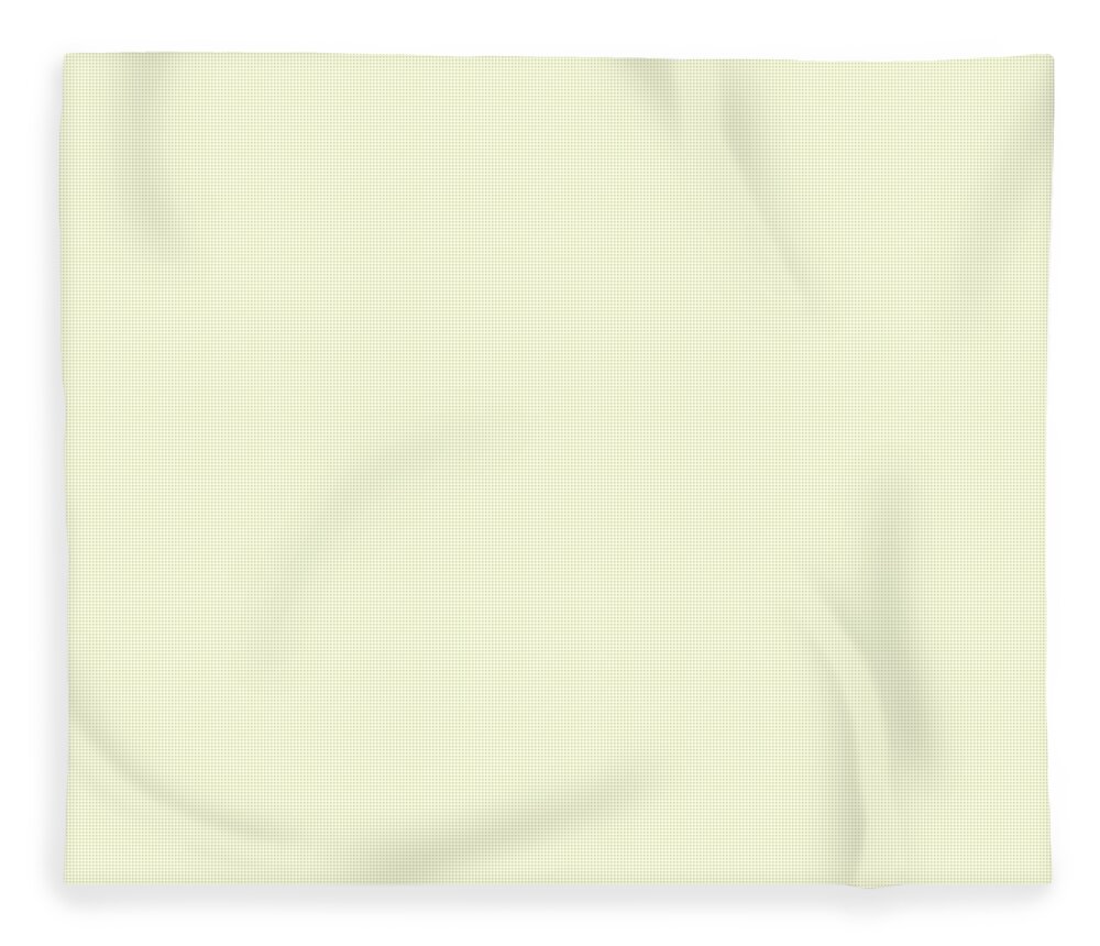 Solid Colors Fleece Blanket featuring the digital art Cream Solid Color by Garaga Designs