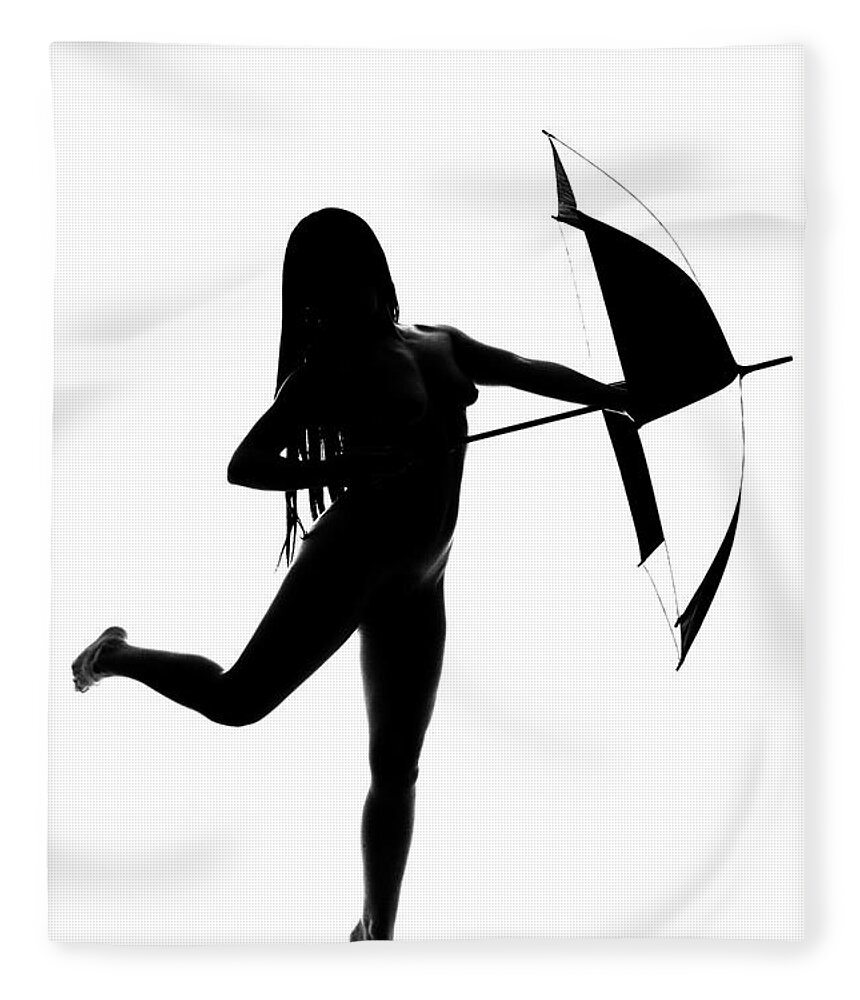 Artistic Fleece Blanket featuring the photograph Cupids rain by Robert WK Clark