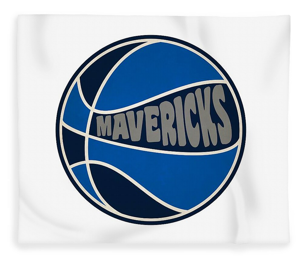 Dallas Mavericks Retro Shirt Fleece Blanket by Joe Hamilton - Pixels
