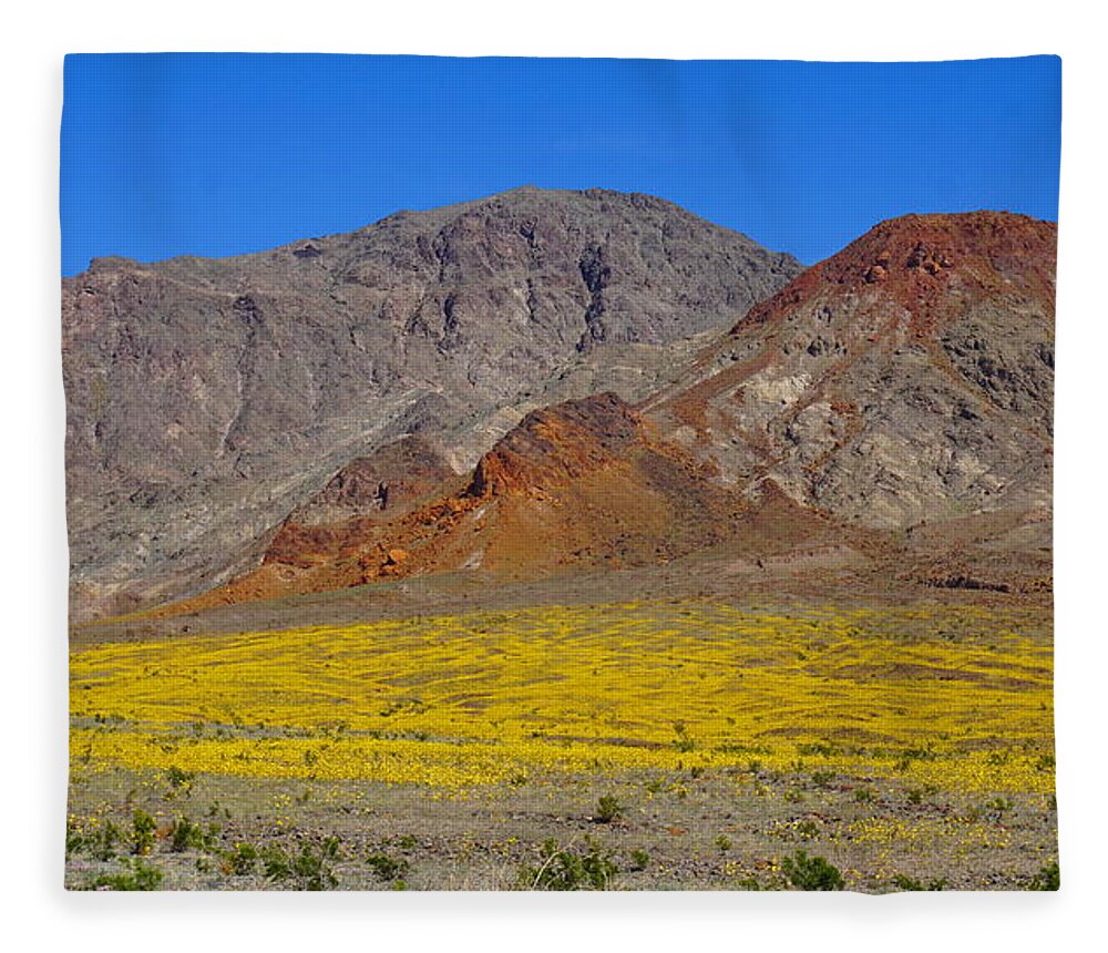 Death Fleece Blanket featuring the photograph Death Valley Superbloom by Tranquil Light Photography