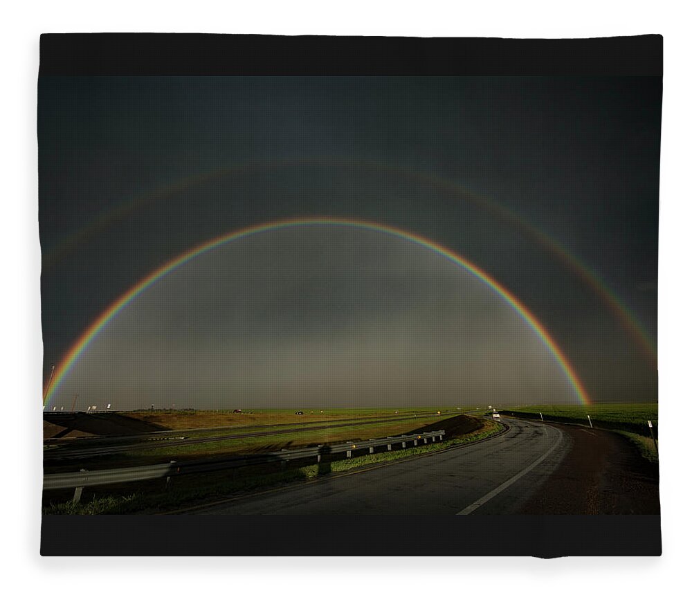 Ks Fleece Blanket featuring the photograph Double by Brian Duram