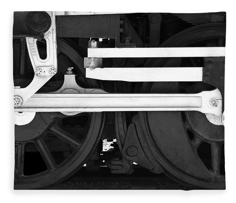 Drive Train Fleece Blanket featuring the photograph Drive Train by Mike McGlothlen